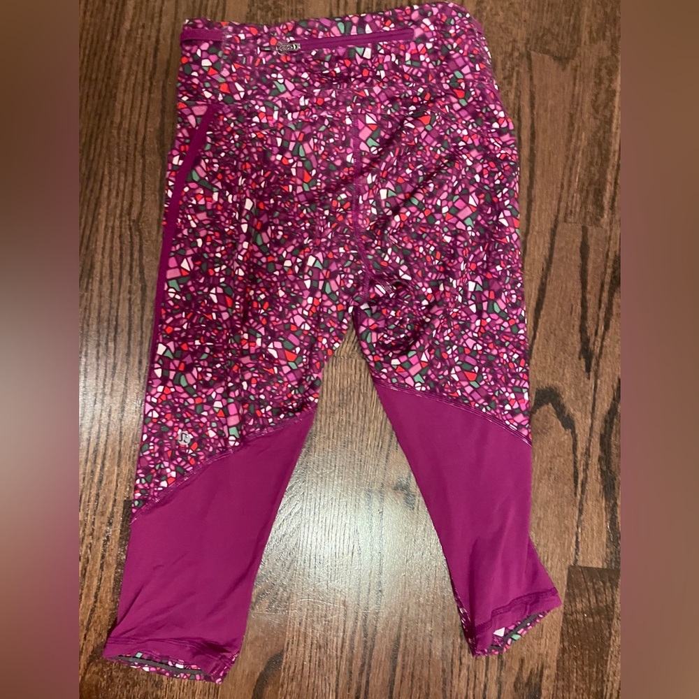 Lululemon Real quick crop paradise camo leggings